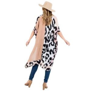 Multicolored Animal Print Women’s Kimono. One Size